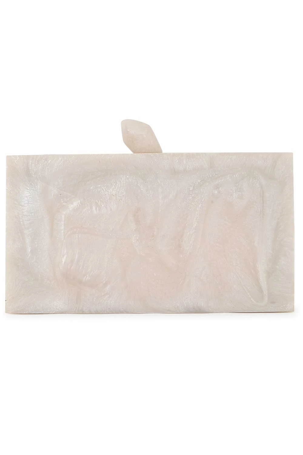 Designer Off-White & Multi-color Resin Mandala Printed Clutch 4 Designer Off-White & Multi-color Resin Mandala Printed Clutch - Image 4