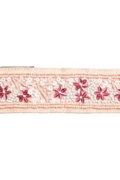 Floral Sequined Saree Belt In Pastel Pink & Multi -One Minutesaree Shop ADKB1026A 2