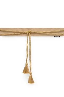 Geometric Floral Bead Work Saree Belt In Gold & Multi -One Minutesaree Shop ADKB1035A 3