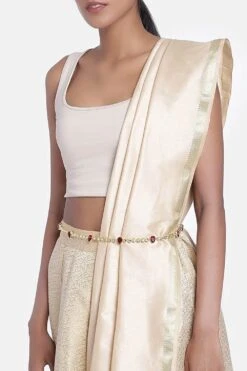Alloy Saree Waist Belt (Kamarband) In Maroon