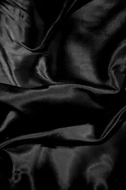 Ilia Black Satin Comfort Stretch™ Sweetheart Neck Sleeveless Saree Blouse -One Minutesaree Shop Black satin blouse fabric 15