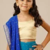 Jules Satin Stretch Criss-Cross Tie Back Blouse In Gold For Kids And Tweens -One Minutesaree Shop imgpsh fullsize anim 5f42a18f 532a 4b08 9acb afb19dc0b3c9